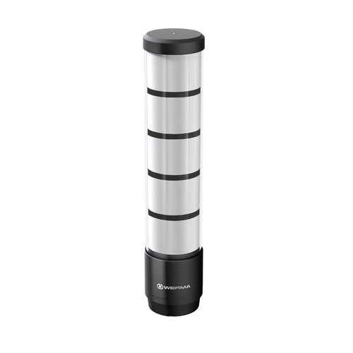 Werma RST 56 Series Blue, Green, Red, White, Yellow Signal Tower, 5 Lights, 24 V, Base Mounting