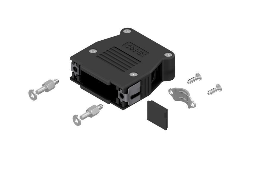 Amphenol Industrial 16-0032 Cable Mount D-sub Connector, with Snap locks