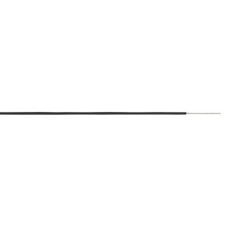 AXINDUS KZ Series Black 1.34 mm² Hook Up Wire, 16 AWG, 250m, PTFE Insulation, KZ0509N