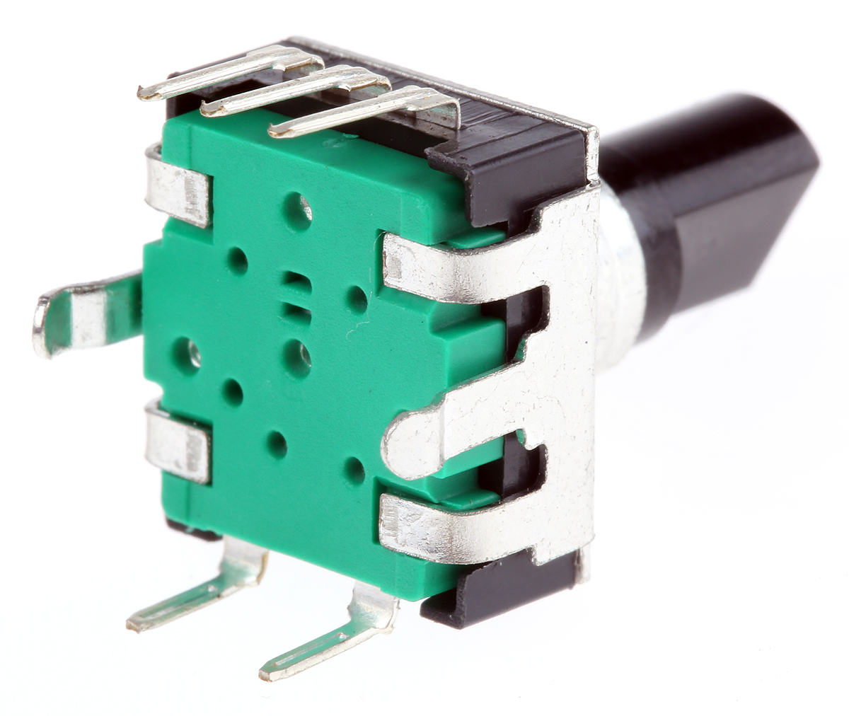 Bourns 24 Pulse Incremental Mechanical Rotary Encoder with a 6 mm Flat Shaft (Not Indexed), Through Hole