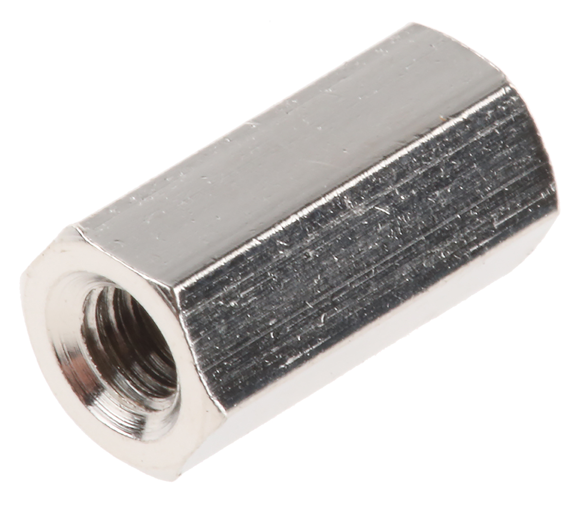 Essentra Threaded Standoff, M3 Thread, 10mm Body, Brass, Female/Female