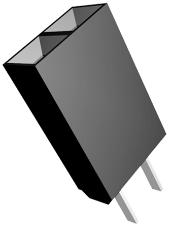 TE Connectivity AMPMODU MOD II Series Straight Through Hole Mount PCB Socket, 2-Contact, 2-Row, 2.54mm Pitch, Solder