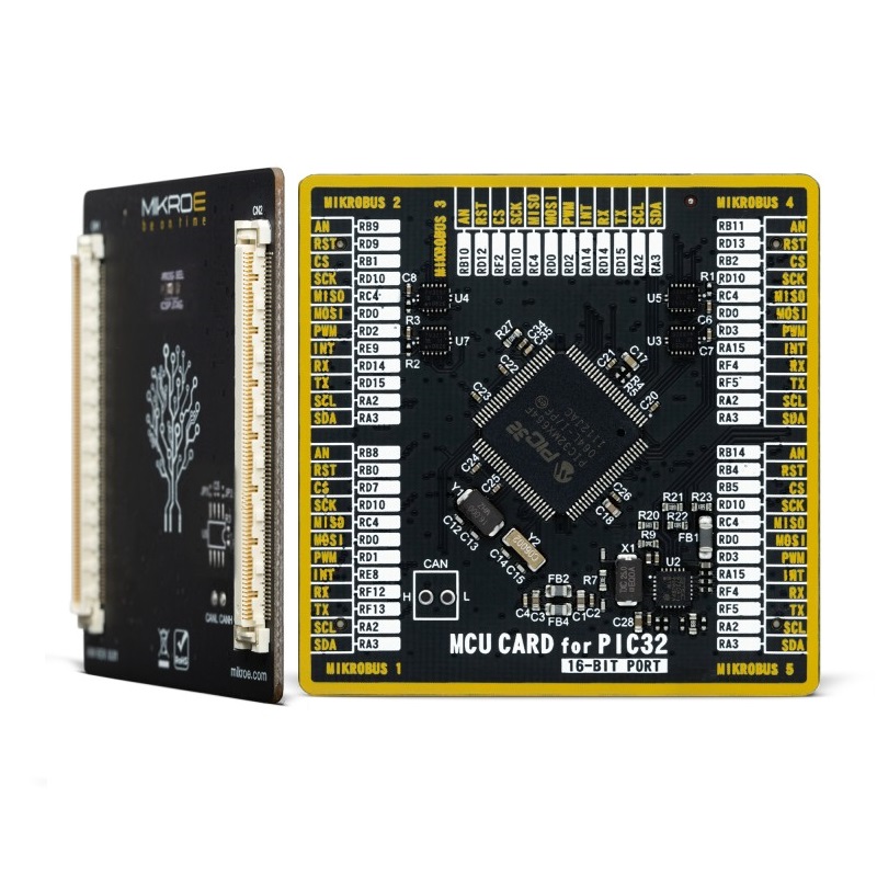 Brand-Rex MCU CARD For PIC32 PIC32MX664F064L Microcontroller Development Board MIKROE-4566