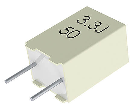 KEMET R82 Polyester Film Capacitor, 40 V ac, 63 V dc, ±10%, 1μF