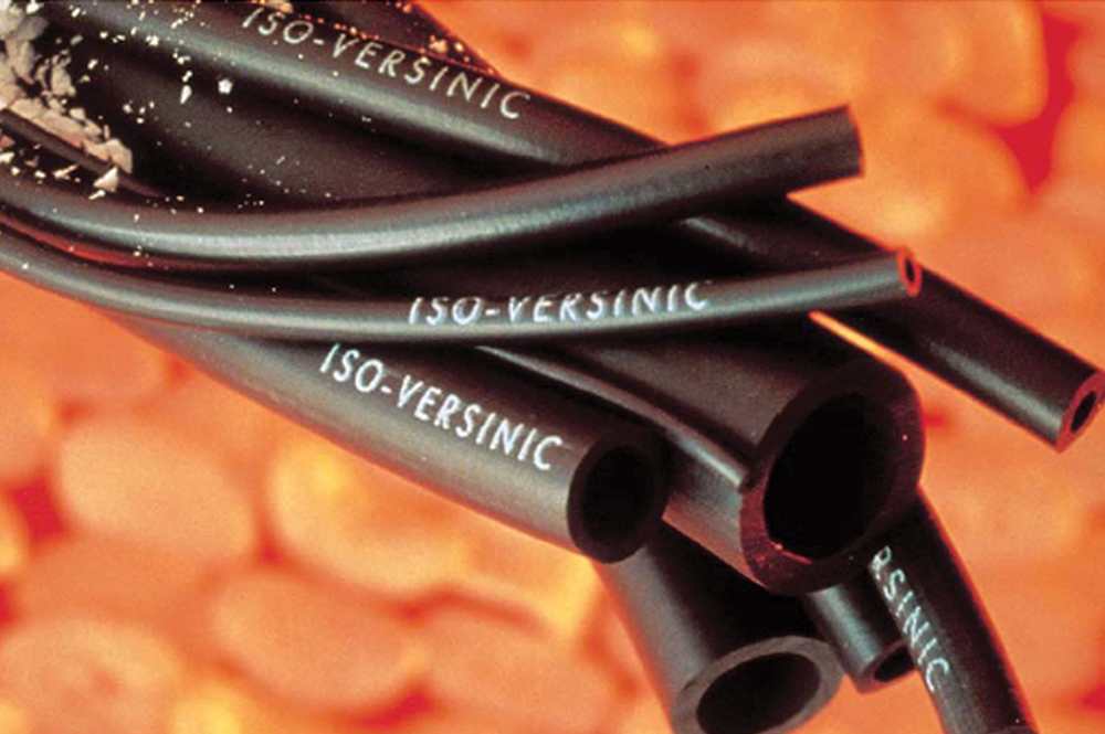 Saint Gobain Versilon™ Iso-Versinic FKM, Process Tubing, 1.5mm ID, 3mm OD, Black, 50m