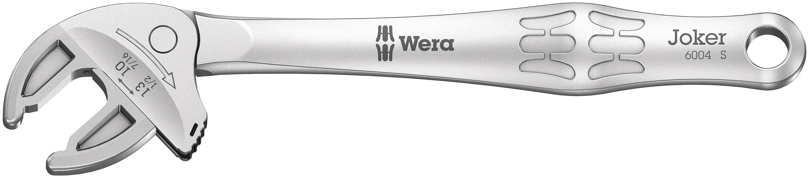 Wera Adjustable Spanner, 154 mm Overall, 13mm Jaw Capacity, Ergonomic Handle