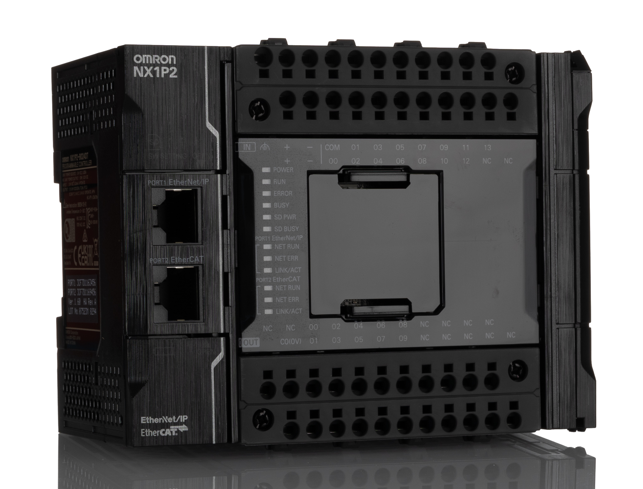Omron NX1P Series PLC CPU for Use with NX Series, NPN Output, 14-Input, PNP/NPN Input