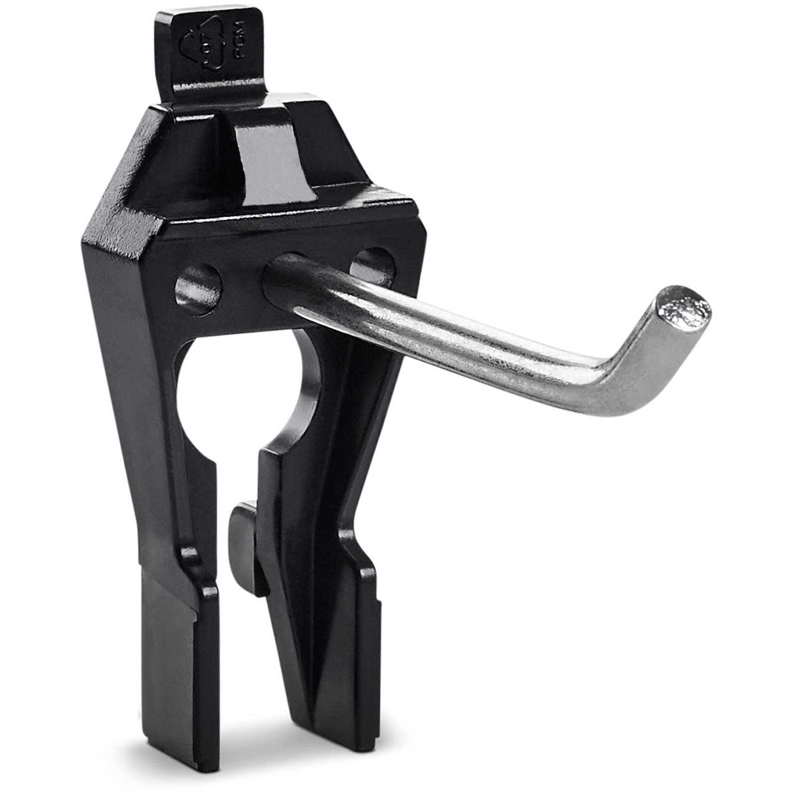 Raaco Acetal, Steel, Fixing Plate J Hook, 60mm, 27mm