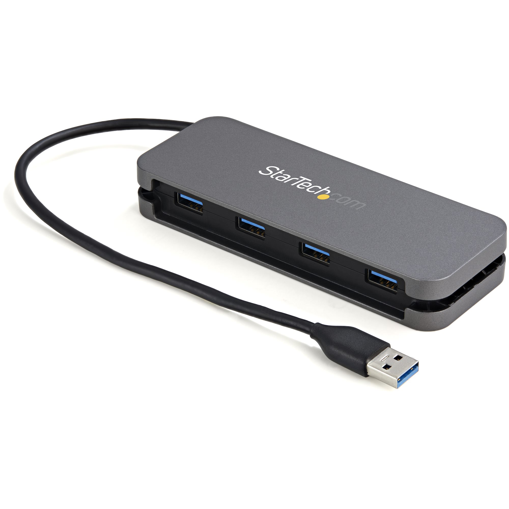 StarTech.com 4 Port USB 3.0 USB A  Hub, USB Bus Powered, 13.5 x 5 x 2cm