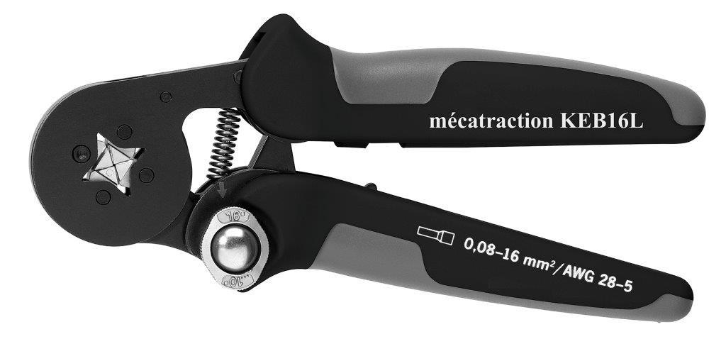 MECATRACTION KEB Hand Crimp Tool for Wire Ferrules