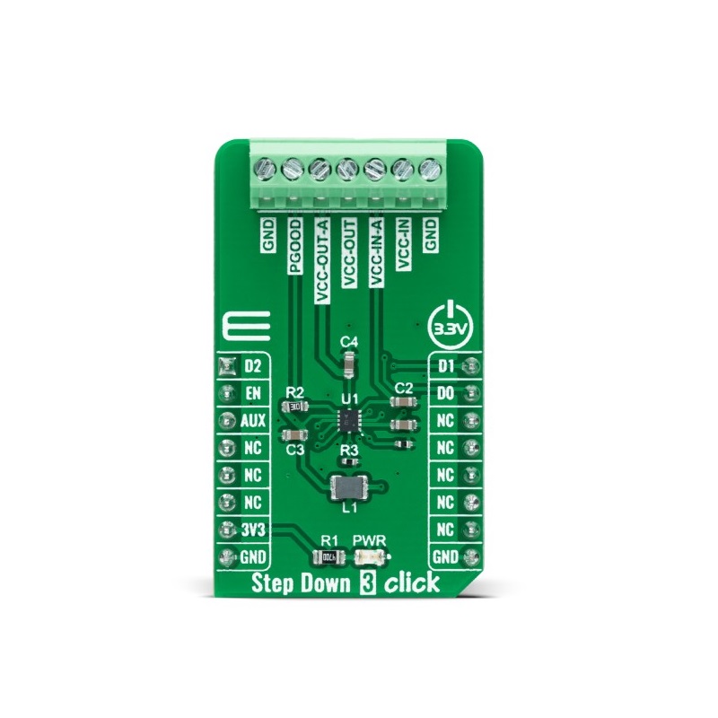 Brand-Rex Step Down 3 Click Step Down Converter for ST1PS03 for mikroBUSTM Socket