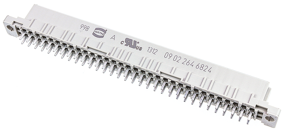 HARTING 64 Way 2.54mm Pitch, Type B Class C2, 2 Row, Straight DIN 41612 Connector, Socket