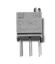 20kΩ, Through Hole Trimmer Potentiometer 0.25 W @ 85 °C Top Adjust TT ElectronicsBI, 64