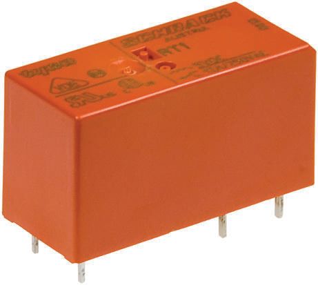 TE Connectivity PCB Mount Power Relay, 24V dc Coil, 12A Switching Current, SPDT
