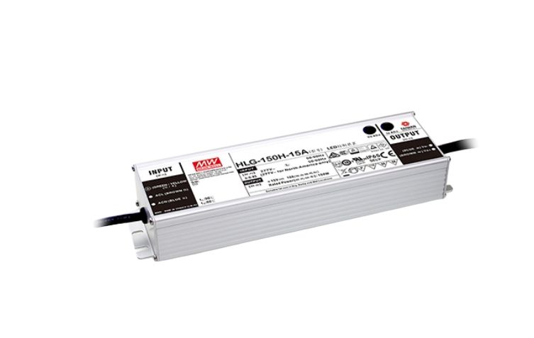 MEAN WELL LED Driver, 24V Output, 150W Output, 6.3A Output, Constant Current / Constant Voltage Dimmable