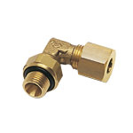 Legris 0199 Series Elbow Threaded Adaptor, G 1/8 Male to Push In 6 mm, Threaded-to-Tube Connection Style