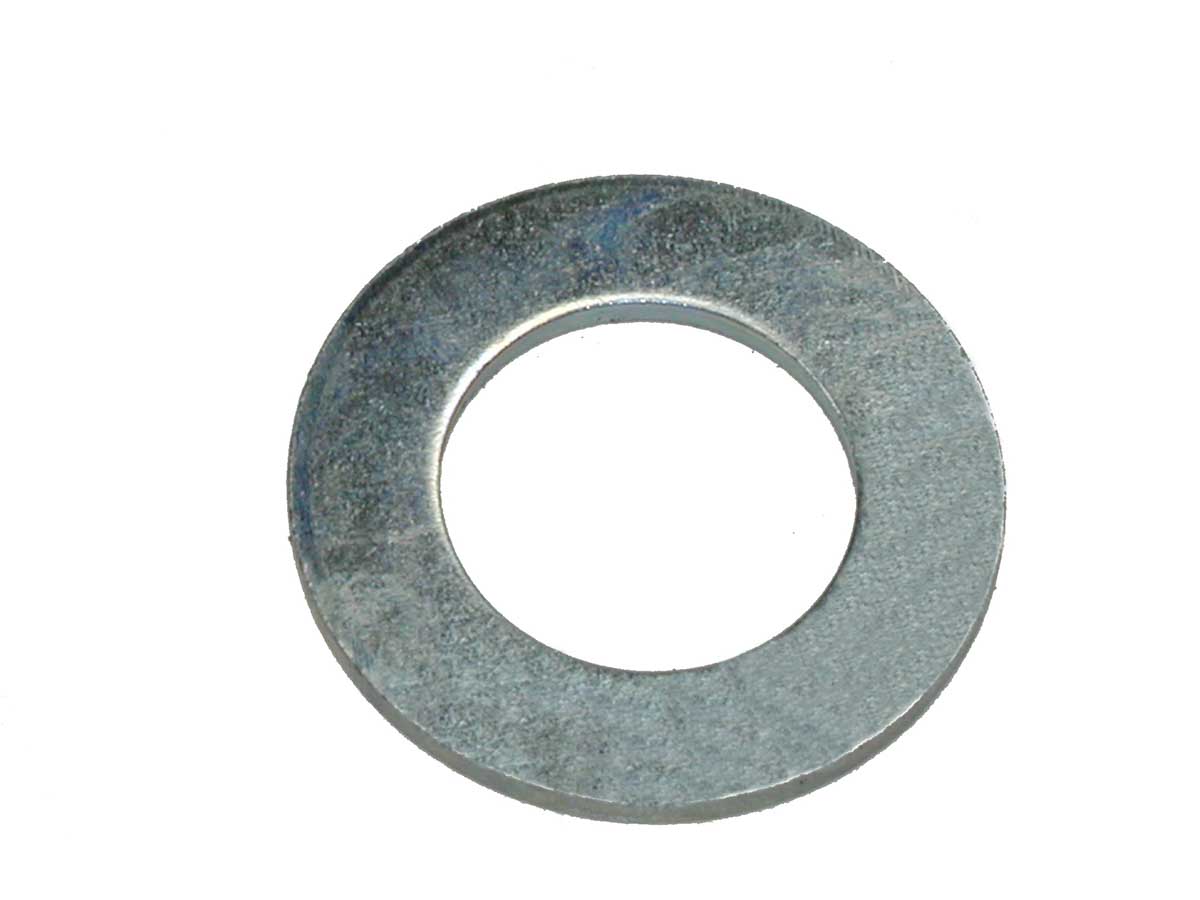 RS PRO Bright Zinc Plated Steel Plain Form B Washers, M24, BS 4320B