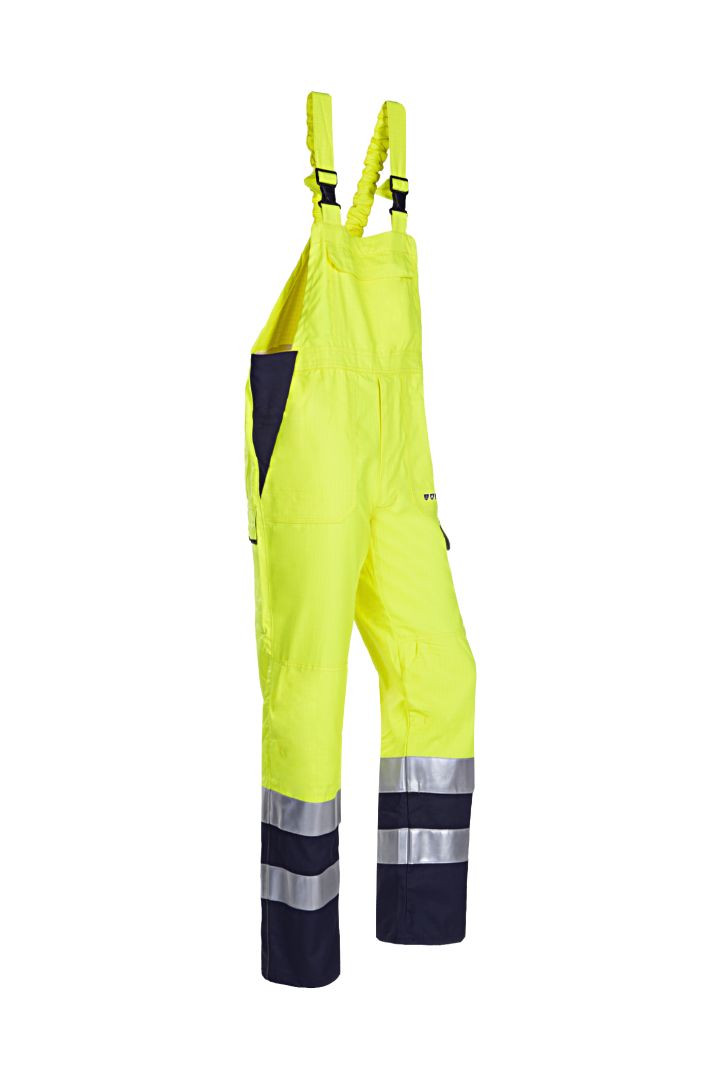 Sioen Uk Navy/Yellow Reusable Hi Vis Overalls, 50R