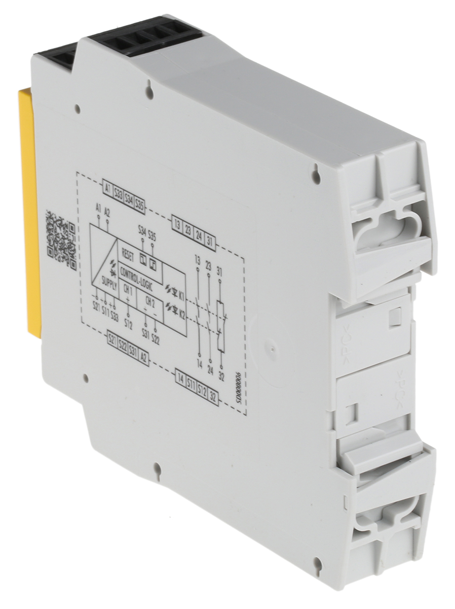 Wieland safeRELAY SNO 4062 1 Auxiliary Contacts Safety Relay 24V ac/dc, Dual-Channel 2 Safety Contacts