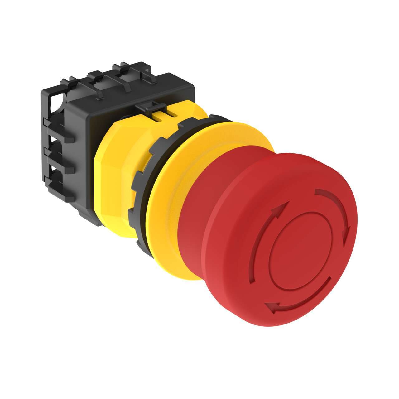 Banner SSA-EB1 Series Pull to Release Emergency Stop Push Button, Panel Mount, 30mm Cutout, DPST, IP65