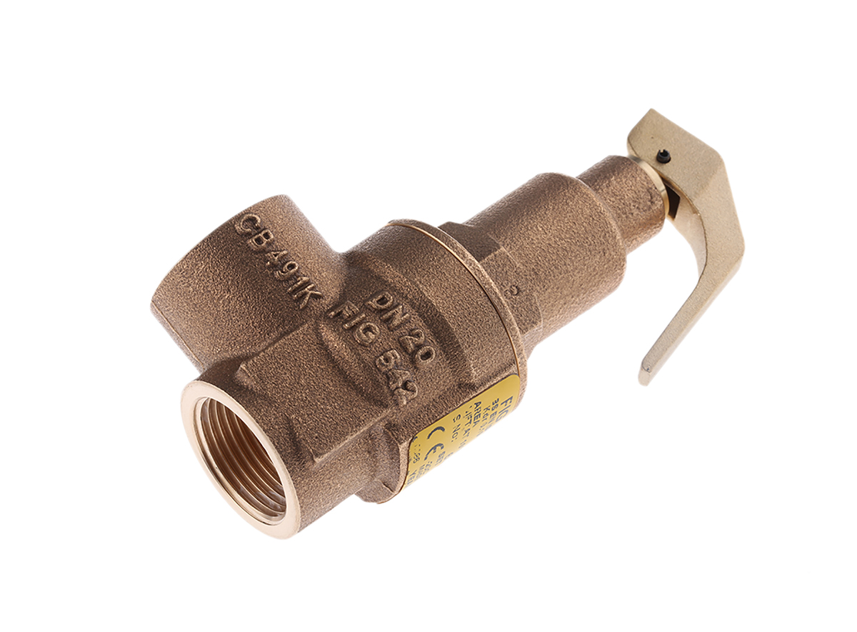 Nabic Valve Safety Products 3bar Pressure Relief Valve With Female BSP 3/4 in BSP Female Connection and a BSP 3/4