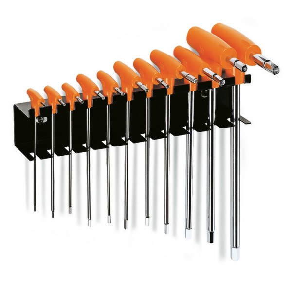 BETA 11 piece T Shape Metric Hex Key Set, 2.5mm