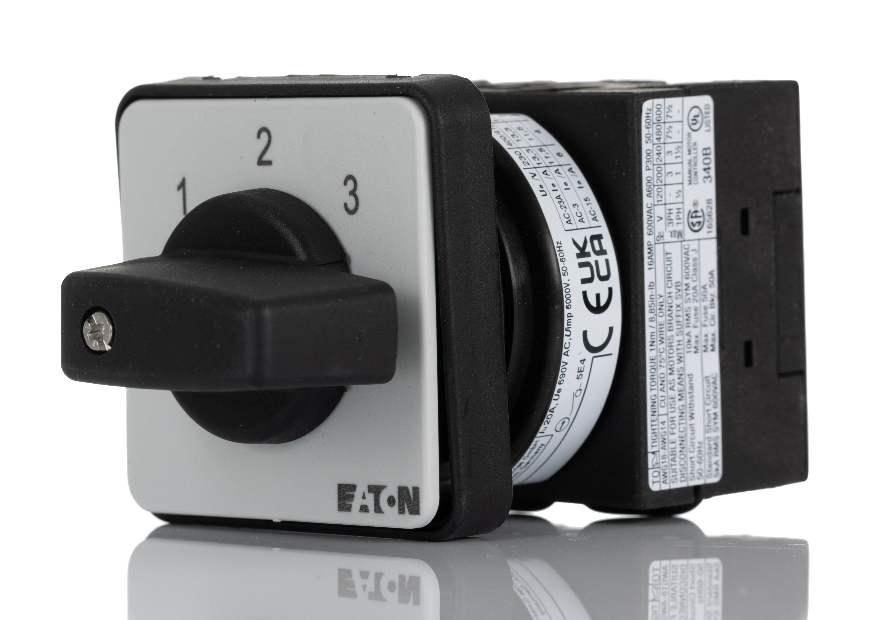 Eaton, SPST 4 Position 45° Multi Step Cam Switch, 690V ac, 20A, Toggle Actuator
