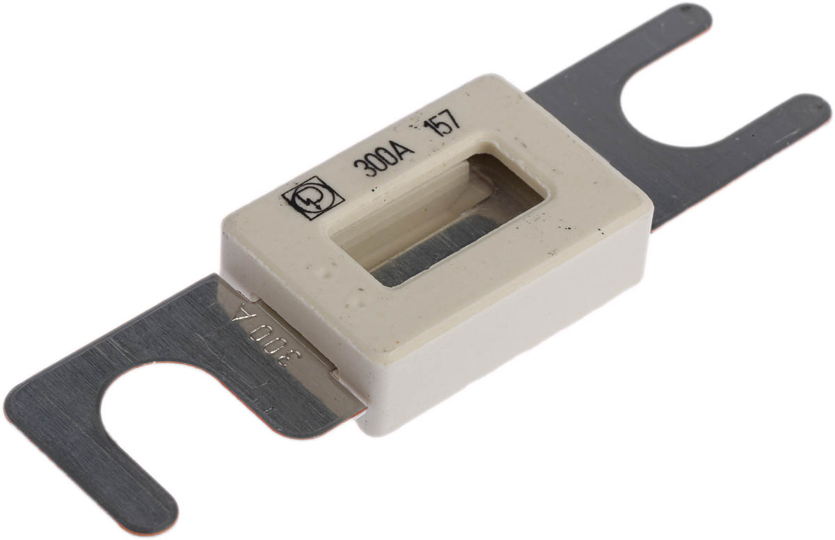 Littelfuse 300A Grey, White Fuse Strips Car Fuse, 48V dc