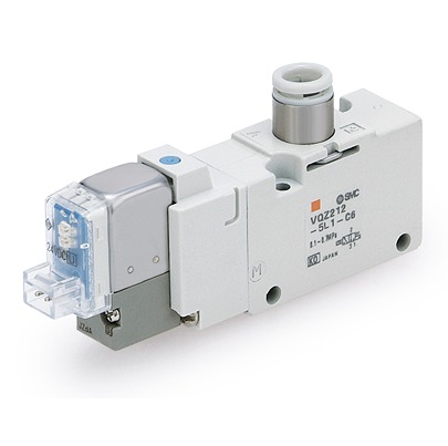 SMC 3/2 Pneumatic Solenoid Valve - Solenoid VQZ2000 Series 24V dc
