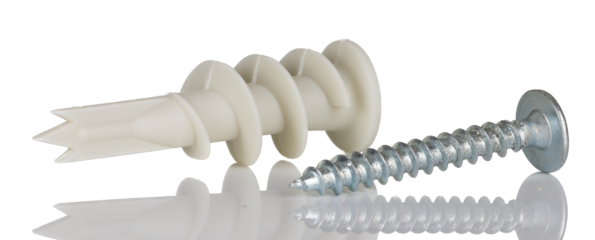 RS PRO White Nylon Plasterboard Fixings