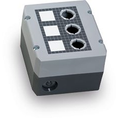 RAFI Light Grey RAFIX Enclosure - 1 Hole 22.3mm Diameter