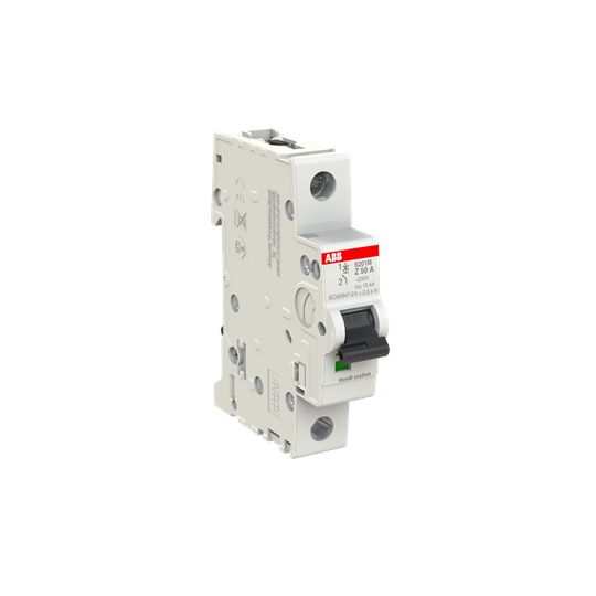 ABB System Pro M Compact S200M MCB, 1P, 40A, Type Z, 230/400V AC, 72V DC, 15 kA Breaking Capacity