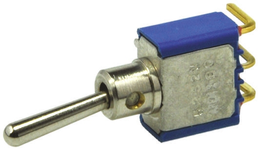 APEM Toggle Switch, PCB Mount, On-On, SPST, PC Terminal Terminal, 20V ac/dc