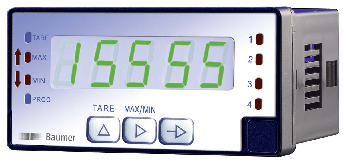 Baumer PA418 LED Digital Panel Multi-Function Meter, 48mm x 96mm