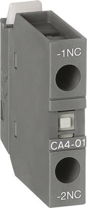 ABB Auxiliary Contact, 1 Contact, 1NC, Front Mount CC4