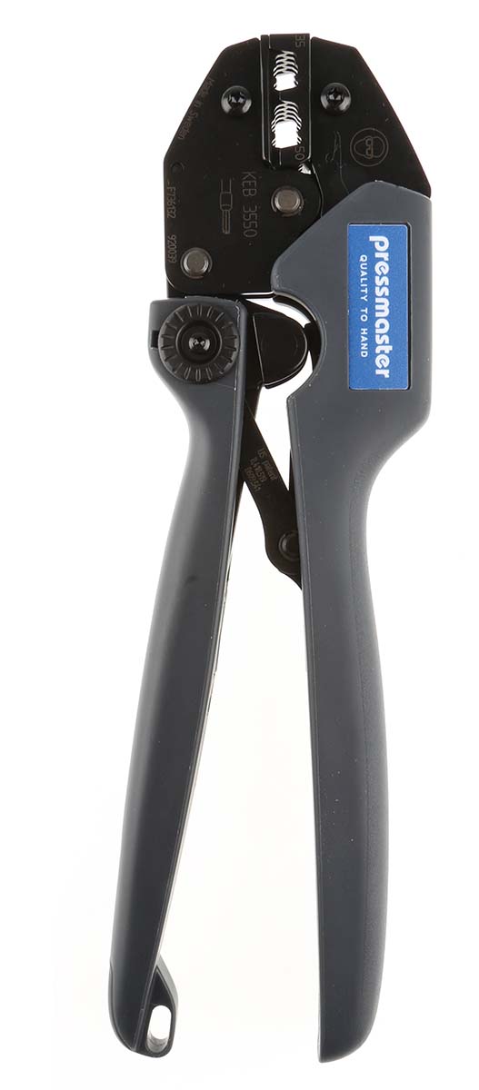 Pressmaster PZ03 Hand Ratcheting Crimp Tool for Wire Ferrules, 35 → 50mm² Wire
