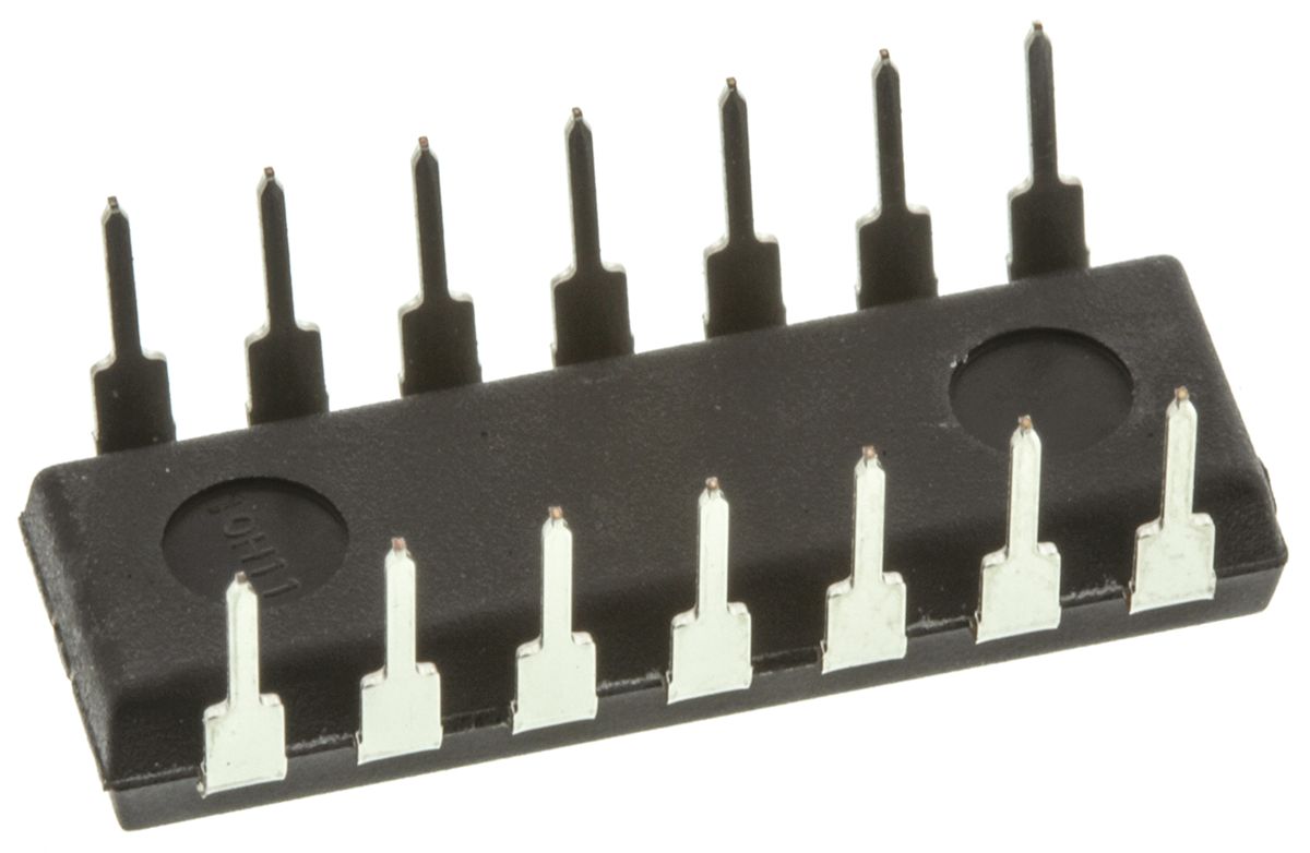 Texas Instruments SN74LS07N Hex-Channel Buffer & Line Driver, Open Collector, 14-Pin PDIP