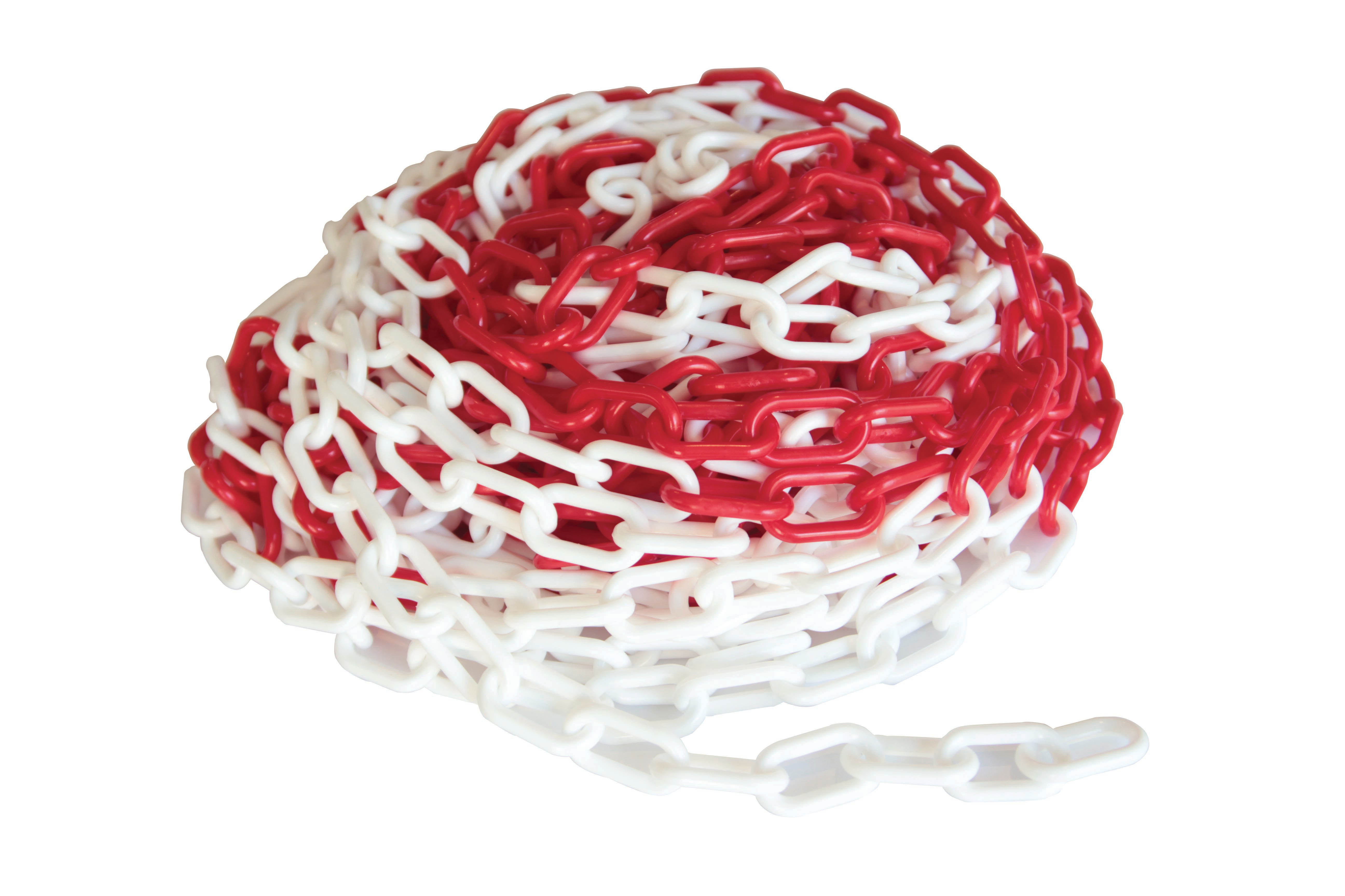 SAM Red & White Plastic Chain Barrier