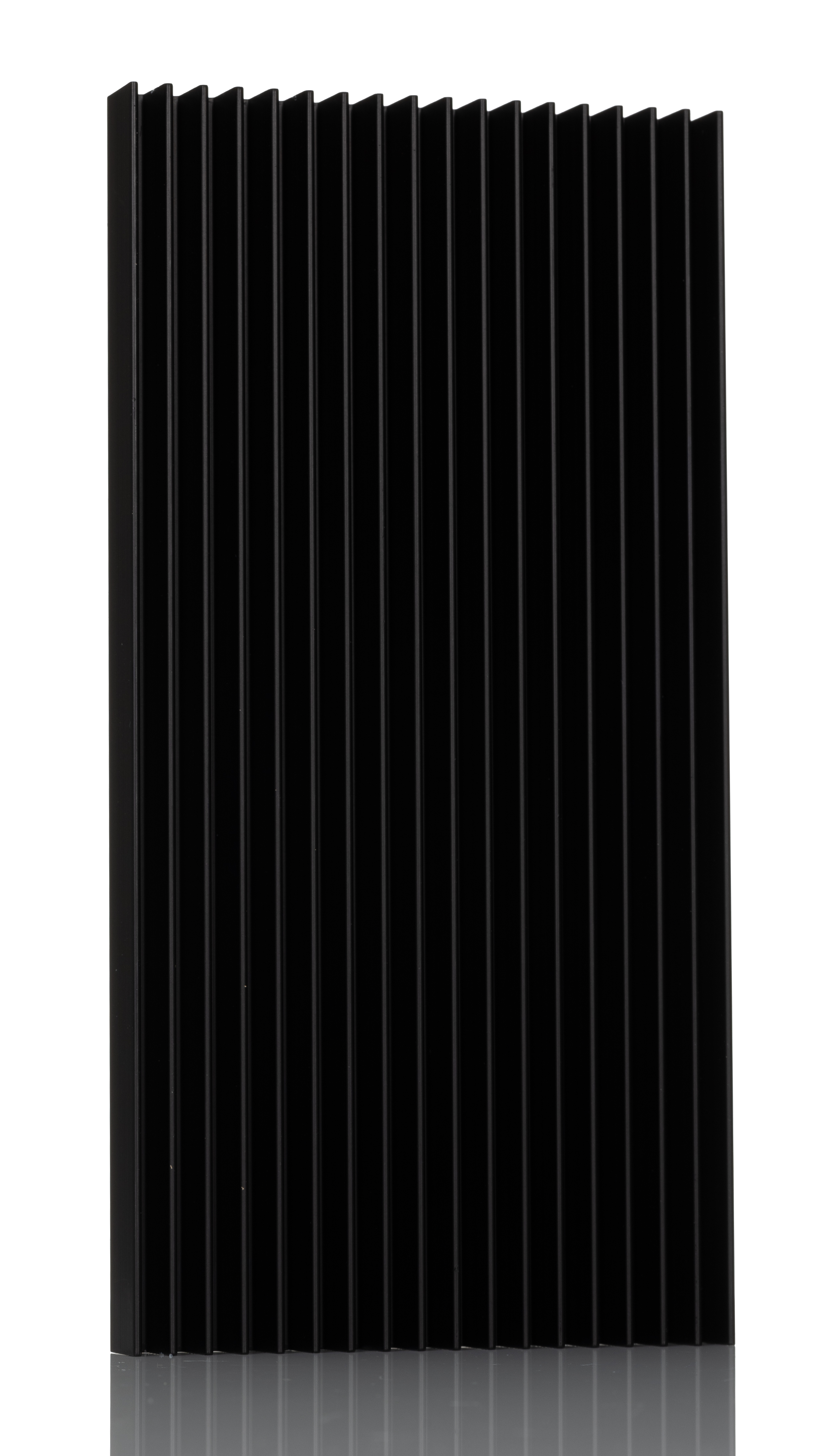 RS PRO Heatsink, Universal Rectangular Alu, 0.48°C/W, 200 x 100 x 15mm, PCB Mount