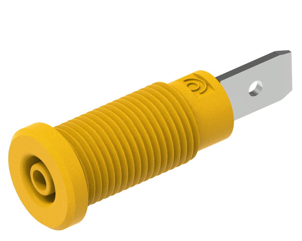 Electro PJP Yellow Female Banana Socket, Plug In Termination, 10A, 600V