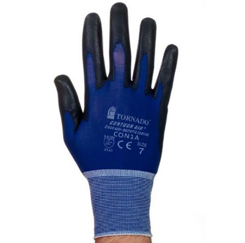 Tornado Blue Nylon Glove