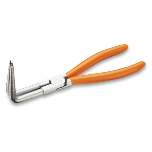 BETA Long Nose Pliers, 190 mm Overall, Bent Tip, 76mm Jaw