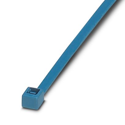 Phoenix Contact Cable Ties, Standard, 98mm x 2.5 mm, Blue Polyamide, Pk-100