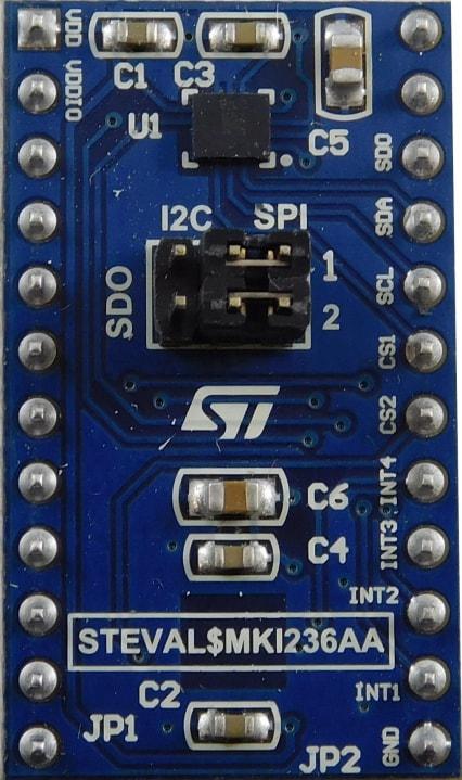STMicroelectronics STEVAL-MKI236A Adapter Board for use with DIL 24 Socket