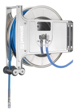 PREVOST 1/2 in G 16x24mm Hose Reel 10 bar 15m Length, Wall Mounting