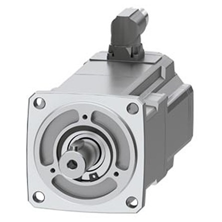 Siemens 400/480 V 0.6 kW Servo Motor, 6000 rpm, 3.85 Nm Max Output Torque, 19 mm Shaft Diameter