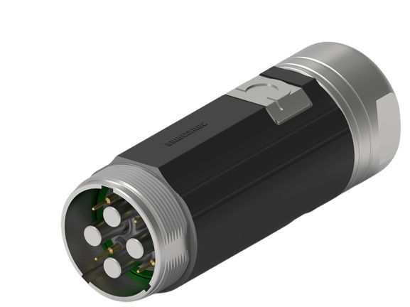 TE Connectivity Circular Connector, 8 Contacts, Cable, M15 Connector, Plug, Male, IP67, 958 Series