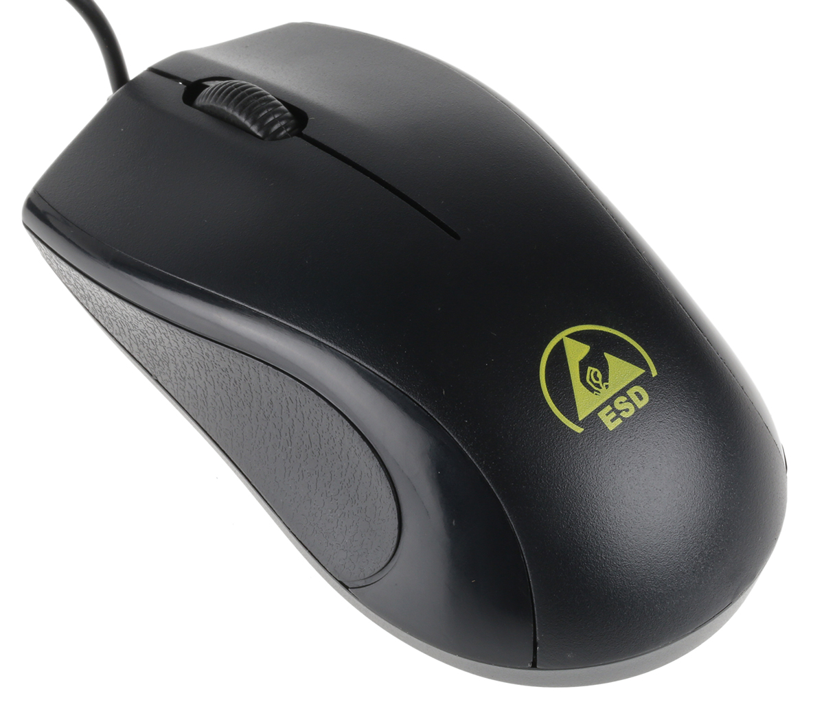 RS PRO Wired ESD Mouse Black