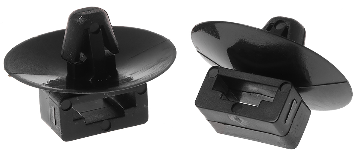 HellermannTyton Self Adhesive Black Cable Tie Mount 22 mm x 15.5mm, 8.6mm Max. Cable Tie Width