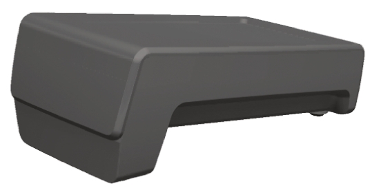 Bopla Circum Series Graphite Grey ABS Desktop Enclosure, 74.7 x 145.3 x 34mm